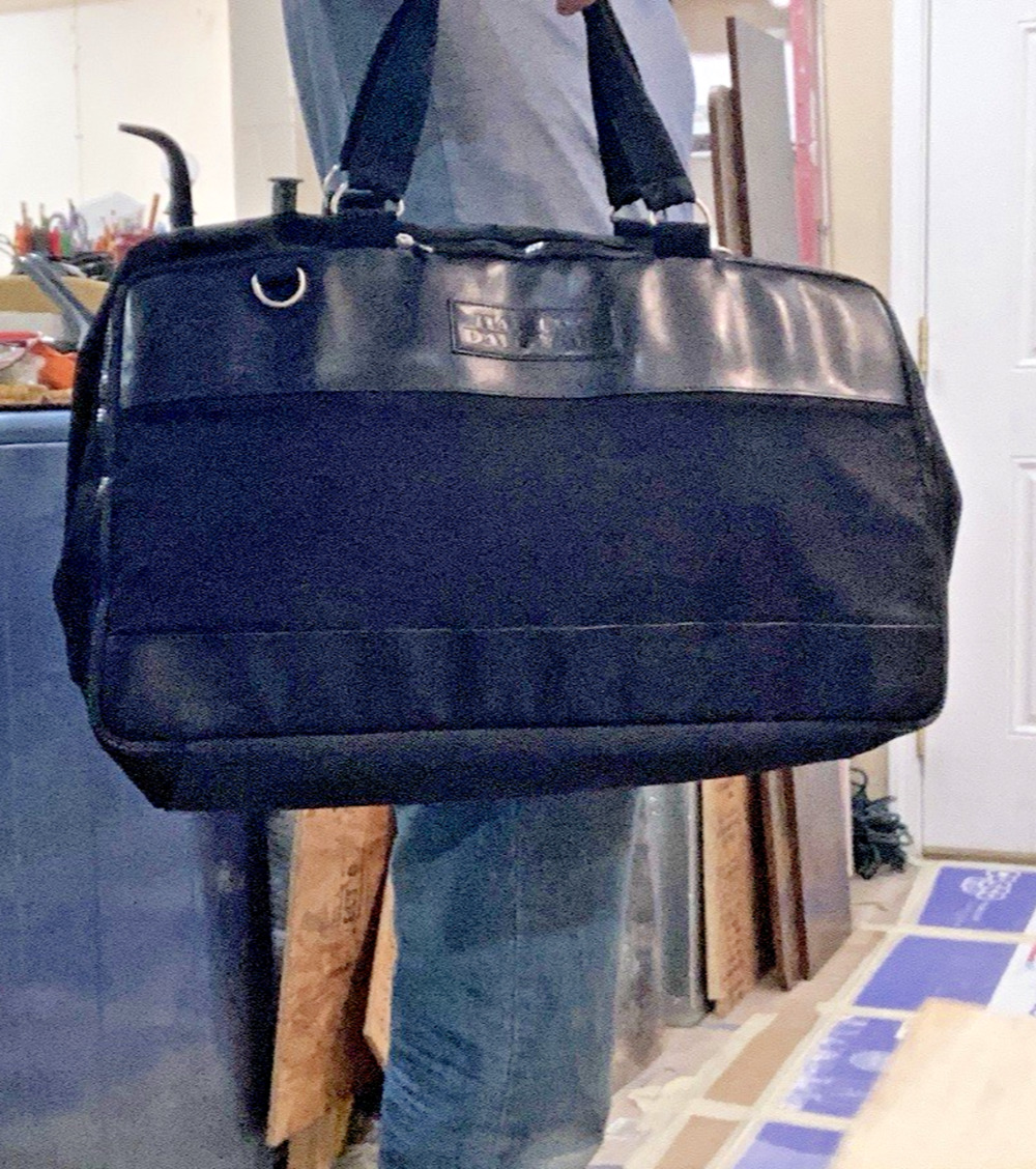 Harley Davidson Travel Duffel Bag Black Motorcycle Luggage Carry On 22”